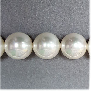 SHELL PEARL #501 20MM RAINBOW WHITE